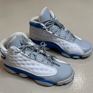 Air Jordan 13 Retro GR White Italy Blue sneakers with box lightly worn Size 5 Y